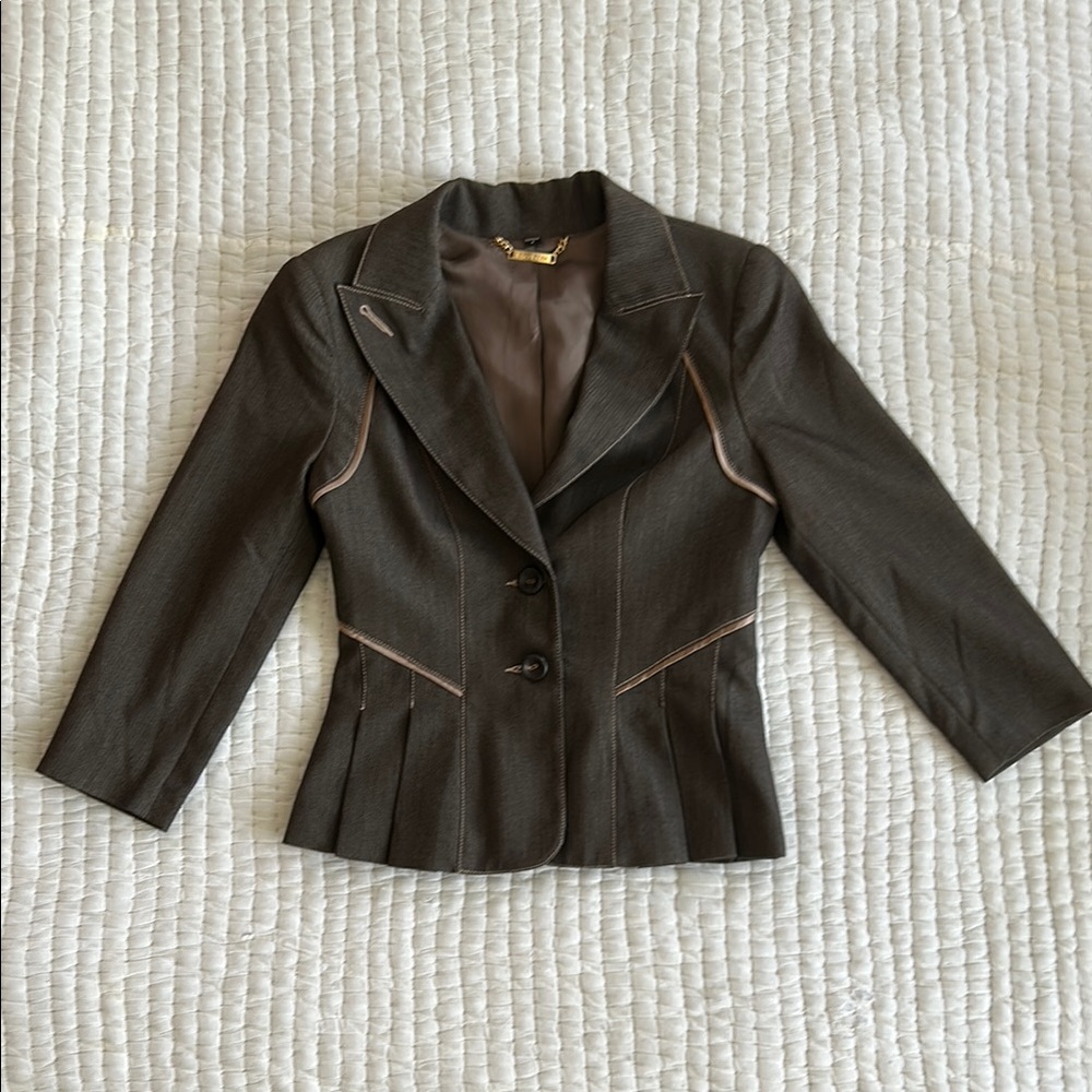 Bebe Elegant Brown Women's Blazer